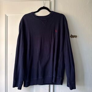 Ralph Lauren Navy Crew Neck Sweater